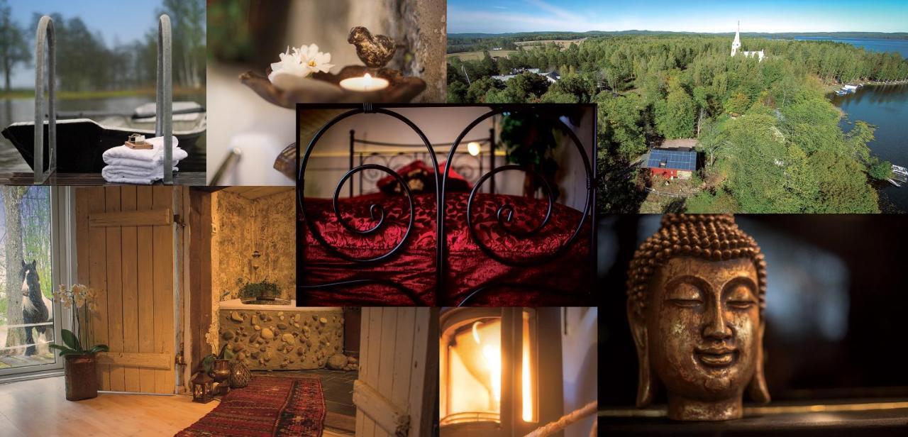 Romantic Spa Villa With Fireplace By The Lake Stjarnsund 외부 사진