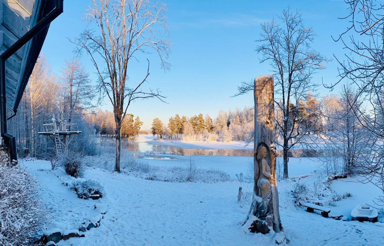 Romantic Spa Villa With Fireplace By The Lake Stjarnsund 외부 사진